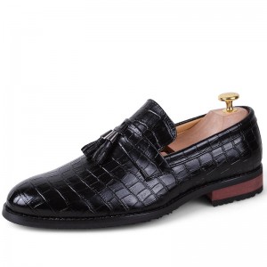 Comfort Stylish Modern Leather Shoes - Black 42