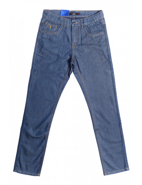 A LA MASTER Male Slim Jeans Pants - Blue 34