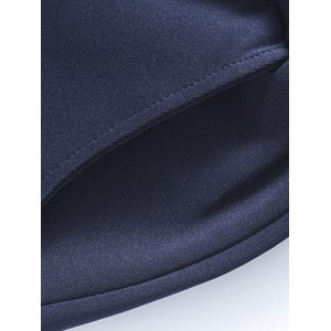 Plus Size Stand Collar Long Sleeve Stripe Zip-Up Suit ( Sweatshirt + Pants ) For Men - Black 2xl