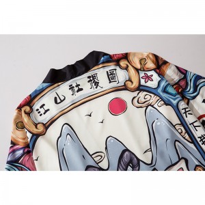Chinese Style Anime Kimono Pants Set Cardigan Cosplay Shirt Blouse for Women Yukata Summer Beach Haori Japanese Clothes